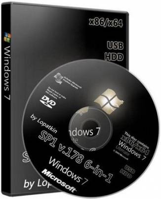 Windows 7 Ultimate SP1 v.178 x86/x64 6-in-1(2010/RUS/ENG)