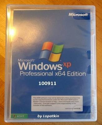 Windows XP Professional x64 Edition SP2 RU SATA AHCI UpPack 100915