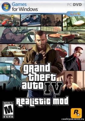 Grand Theft Auto IV Realistic Mod v.1.1 (2010/ENG/RUS/ADDON)