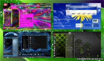 Эксклюзивные темы для Windows 7 (4 шт/14.12.201