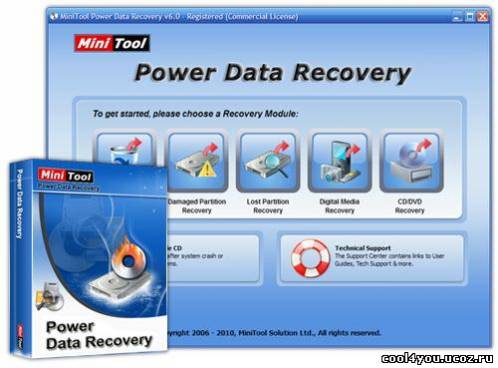 MiniTool Power Data Recovery 6.5.0 Free (2010) Eng