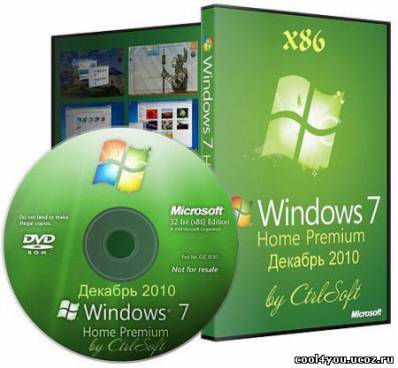 Windows 7 Home Premium Rus Integrated December 2010 by CtrlSoft