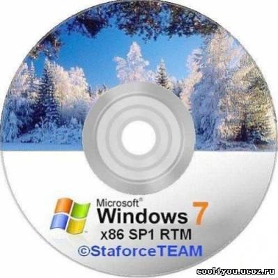 Windows 7 Build 7601 (x86) SP1 (RTM) DE-EN-RU (21/01/2011) © StaforceTEAM