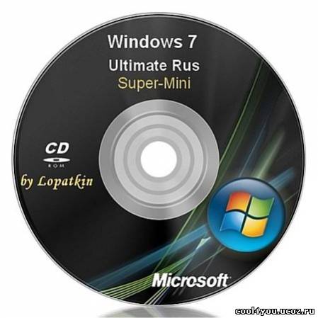 Windows 7 Ultimate SP1 SuperMini on CD (x86/2011/RUS)