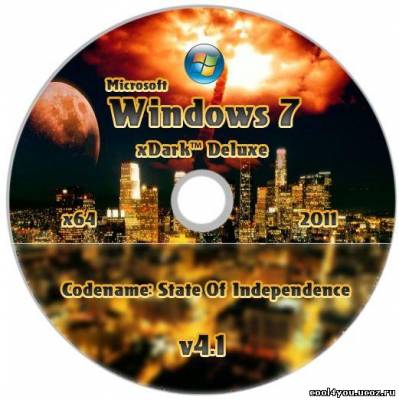 Windows 7 xDark™ Deluxe x64 v4.1 RG - Codename: State Of Independence v4.1