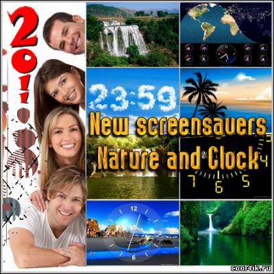 New screensavers - Nature and Clock (2011)